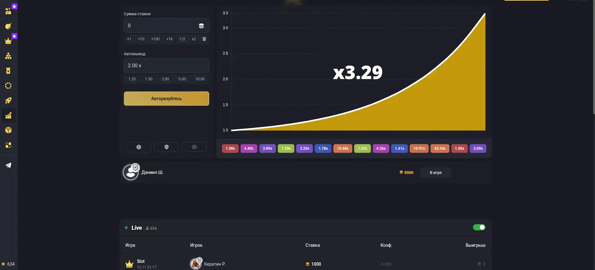 Игровой зал казино Спин Баунти с множеством слотов